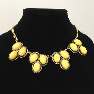 YOCHI NY Yellow Statement Necklace